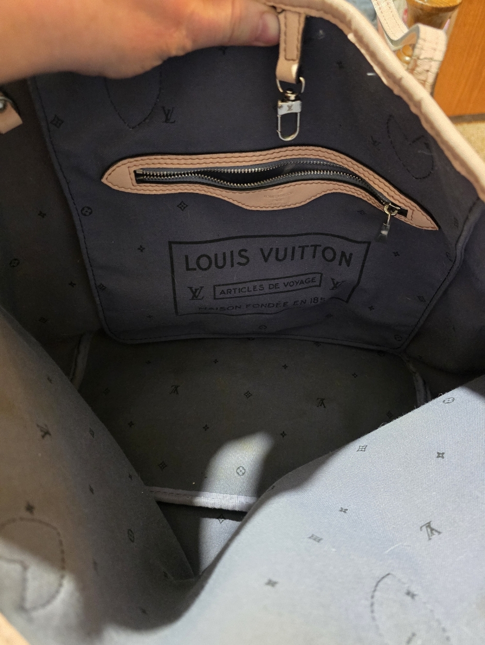 Louis Vuitton Pastel Monogram Neverfull Tote - Pink Multicolor - Picture 15 of 16
